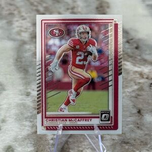 🔥 2025 Christian McCaffrey Panini Donruss Optic. San Francisco 49ers